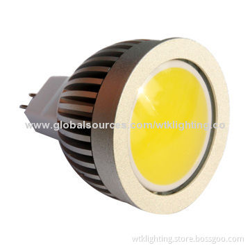 3W COB LED Spotlight, GU10, MR16 Base